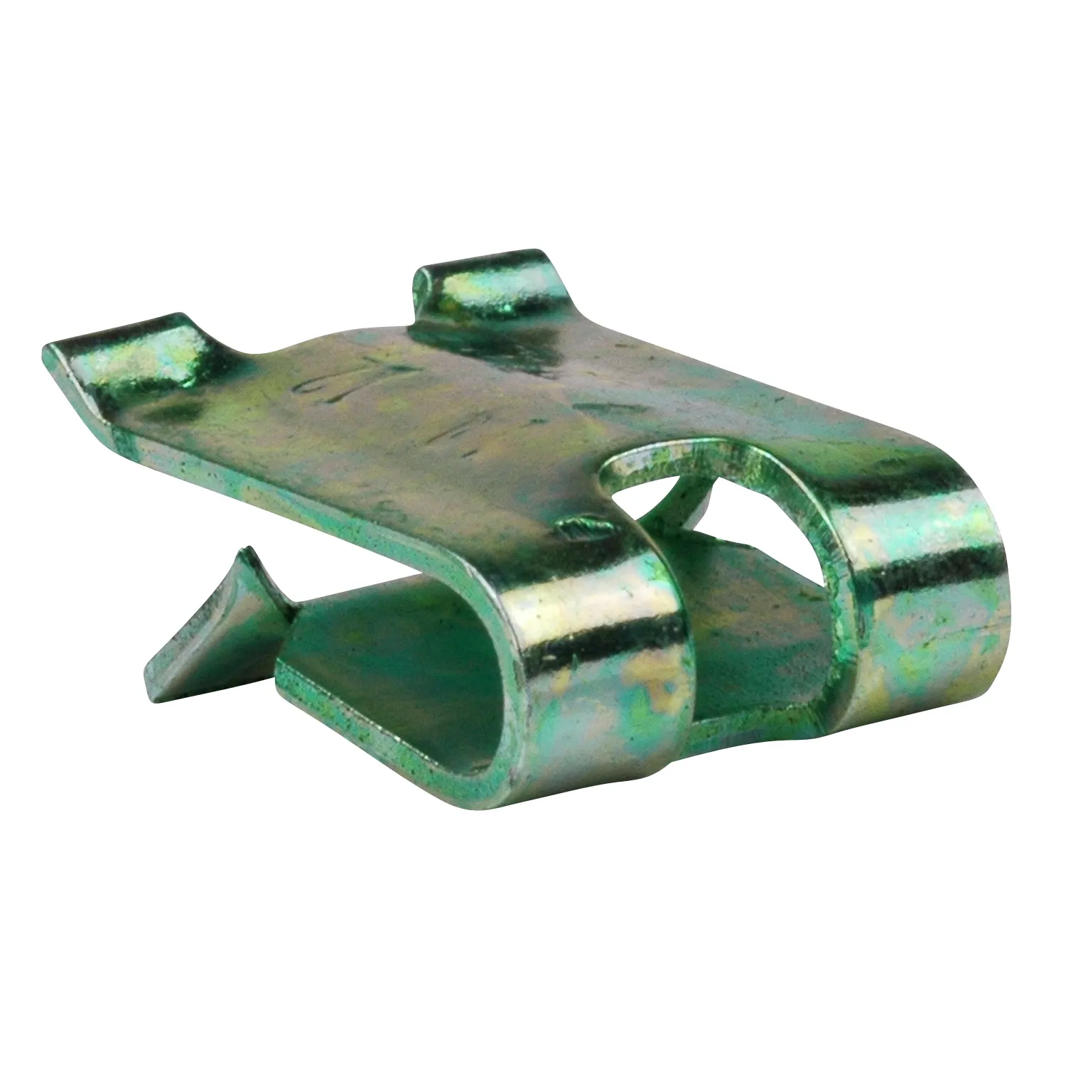 High Quality Zinc Green Coated Steel Grounding Clip For Aluminum Or Copper