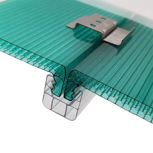 Panneaux Danpalon U-lock Feuille creuse PC Panneau <span class=keywords><strong>solaire</strong></span> enfichable Isolation thermique et isolation phonique - Product Image 1