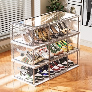 Boîte de rangement pliable pour chaussures, présentoir à chaussures, organisateur de rangement sous le lit, <span class=keywords><strong>prix</strong></span> d'usine - Product Image 6