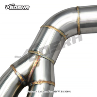 Sistema de Escape Catback de Lujo Boska para X3/X4 M40i 3.0T 2018-2025, Tubo de Acero Inoxidable de 1.5mm, Sistema de Válvulas de Alto Flujo, 3 Años de Garantía