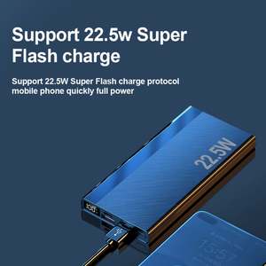 Banco de Energía Ultra Delgado con Doble Puerto USB, 10000 mAh, Carga Rápida, Cargador Portátil de 10000 mAh para Teléfono - Product Image 4