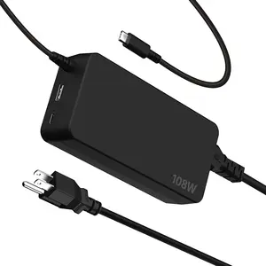 Schlussverkauf 108 W 76 W 20 W 12 W Strotransformator USB-C Typ-A Laptop-Ladegerät bis zu 3 Geräten auf einmal