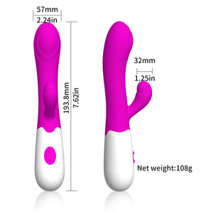 Vibratore ricaricabile del coniglio del punto G per la <span class=keywords><strong>stimolazione</strong></span> del clitoride stimolatore impermeabile del clitoride di vita quotidiana con 12 modalità di vibrazione silenziose - Product Image 4