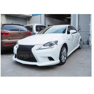 สเกิร์ตข้างรถยนต์ ลิปสปอยเลอร์ ดิฟฟิวเซอร์ กันชนหน้า สปลิตเตอร์ สำหรับ Lexus IS250 IS200t 2013-2015 ชุดแต่งรถยนต์ อุปกรณ์ตกแต่งรถยนต์ - Product Image 3
