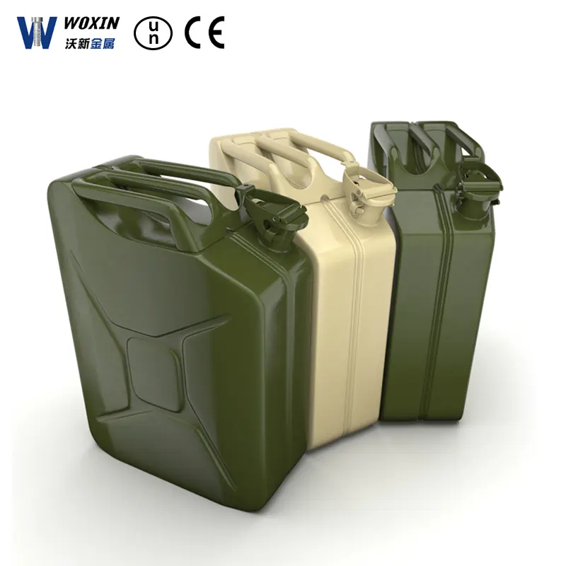 Green 20 Liter 5 Gallon Steel Petrol Fuel Tank For Boat/4wd/car/camping Built-in Spout Gerry Jerry can Container Carrier Diesel