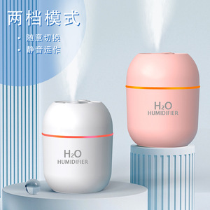 H2O <b>Mini</b> Humidifier 76x76x95mm USB Powered Quiet Operation Home <b>Desk</b> Use - Product Image 1