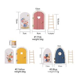 Décoration murale créative pour chambre d'enfant : interrupteur de porte mignon, cadre décoratif, jouet de masquage tridimensionnel, ornements de porte originaux - Product Image 5