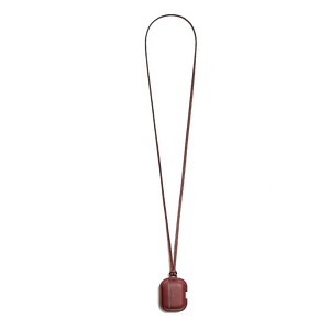 Etui en cuir véritable avec porte-clés/sangle pour <span class=keywords><strong>airpods</strong></span> Pro Housse <span class=keywords><strong>de</strong></span> protection Marron Noir Rose Vert Orange Funda - Product Image 5