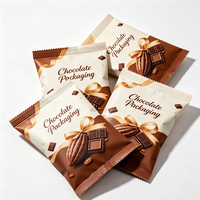 Bolsas de Embalaje para Galletas y Dulces con Sellado Trasero, Suministradas por la Fábrica, con Diseño Personalizado