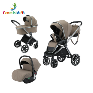Passeggino Multifunzionale con Culla, Passeggino per Neonati con Posizione Seduta o Sdraiata, Passeggino per Bambini con Vista Panoramica - Product Image 3