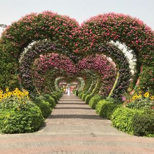 Jardín Vertical en Forma de Corazón, Esculturas Vivas para Exteriores, Jardinera Grande para el Jardín Milagroso de Dubái - Product Image 4