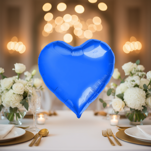 Globo de boda con forma de corazón azul oscuro Party Love, tamaño 24 pulgadas, hecho en China - Product Image 2