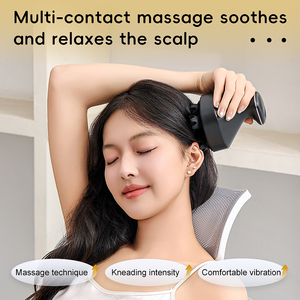 ポータブルハンドヘルド頭皮マッサージ機 ストレス解消 電動頭皮マッサージ器 - Product Image 3