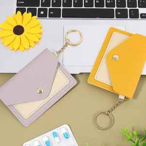 Estuche Personalizado de Cuero PU con Protección de Privacidad y Anillo para Llaves, Organizador de Pastillas y Tarjetas - Product Image 5