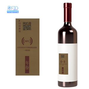 Một Thời Gian Chống Hàng Giả Tự Phá Hoại Tamper Stickers Dùng Một Lần <span class=keywords><strong>RFID</strong></span> NFC <span class=keywords><strong>Tag</strong></span> Cho Chai Rượu Vang/Đồ Trang Sức - Product Image 2