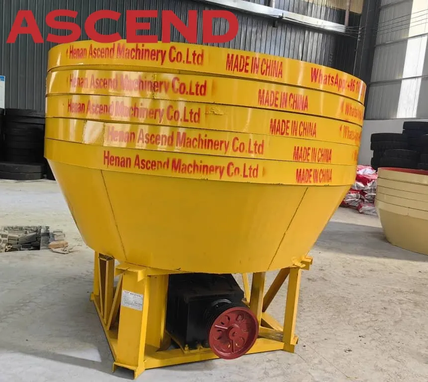 0.5 1 ton per hour Ascend wet pan mill grinding gold tanoha with high efficiency double rollers grinding gold ore