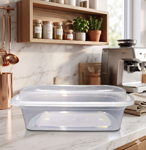<b>Microwave</b> Safe PP Plastic Food Container with Airtight Lid Microwaveable Meal Prep Container for Leftovers Food <b>Storage</b> - Product Image 1