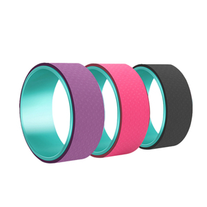 Ruota per <span class=keywords><strong>Yoga</strong></span> Personalizzata in TPE, Trainer Portatile per Stretching Profondo, Allineamento della Colonna Vertebrale, Miglioramento della Flessibilità Pilates, Antiscivolo ed Ecologica - Product Image 1