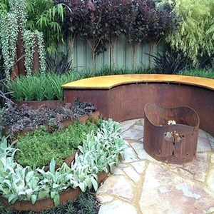 Bordure de jardin en acier Corten de haute qualité pour l'aménagement paysager - Product Image 5