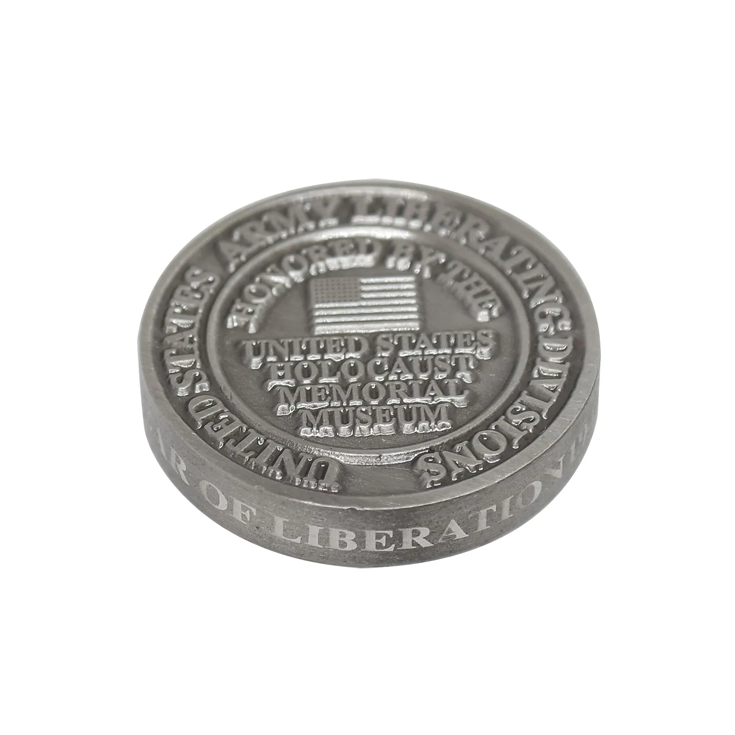 عملة معدنية مسيحية مخصصة مصنوعة من سبائك الزنك ثلاثية الأبعاد عملة تذكارية بطلاء إلكتروني فقط