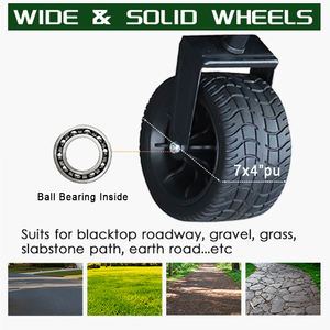 2-in-1 fonksiyonu kamp alışveriş barbekü parkı mükemmel Hauling dişli ve rahatlatıcı açık havada katlanır vagon ile koltuk - Product Image 2