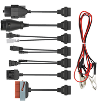Cable Adaptador de Lector de Códigos OBD1 a OBD2 8 en 1 de Alta Calidad para Diagnóstico de Automóviles, 12V, Compatible con Más de 110 Marcas de Autos