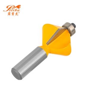 2PC 1/2 "Shank 90 Độ V-Thiết Kế Lưỡi & Rãnh Tấm Nối Dao Chế Biến Gỗ Cutter Tenon Router Bit - Product Image 6