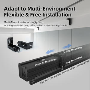 ÉCRANS DE <span class=keywords><strong>PROJECTION</strong></span> MOTORISÉS SCREEN PRO Anti Laser Speckle 3C <span class=keywords><strong>Gris</strong></span> 3D Ultra HD ALR à Tension par Tablier pour Montage Mural/Plafond - Product Image 3