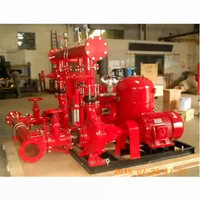 Set Pompa Air Pemadam Kebakaran Mesin Diesel/Listrik Efisiensi Tinggi untuk Dijual Dengan Panel Kontrol