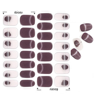 Autocollant magnétique pour ongles, French Manucure, Gel semi-durci, Vegan, Sans application à la lampe - Product Image 2