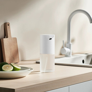 เครื่องจ่ายสบู่อัตโนมัติเสี่ยวเจีย 400 มล. เซ็นเซอร์โฟมแบบชาร์จไฟได้ ใช้ในอ่างล้างจานในครัวแบบแฮนด์ฟรี - Product Image 1