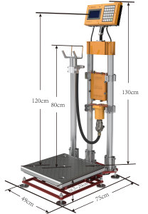 Balance de remplissage GPL intelligente haute précision 100g avec fonction d'arrêt automatique - Product Image 3