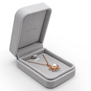 Boîtes d'emballage de bijoux de luxe gris magnétiques avancées pour les ventes explosives du fabricant - Product Image 3