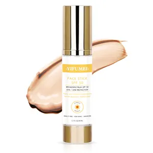 Wholesale Natural Vegan Moisturizer Uva Uvb Spf 50 Face Sunscreen Tinted Sun Protection Cream