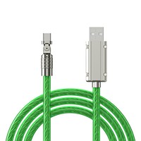 Câble de charge angulaire au design fluide et innovant en alliage de zinc |   Clé USB rotative 3.1 Type-C Micro IOS |   Écouteurs à charge rapide 1M