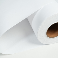 Toile en polyester mate et imperméable 220GSM compatible avec Epson, Canon, HP pour impression jet d'encre, toile d'art décorative