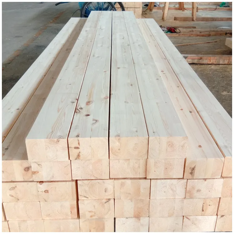 Structural Wood Beams Wholesale Prices Timber Glulam Beam For Building Construction