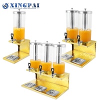 Fournitures d'hôtel XINGPAI Dubai distributeur de boissons martelées distributeur de jus d'or royal de luxe