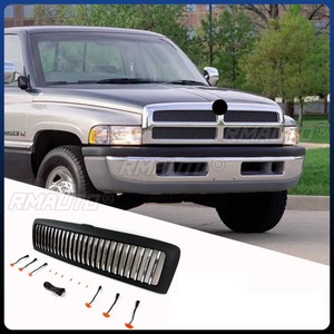 Grille de pare-chocs avant de voiture, grilles de course, calandre pour Dodge RAM 1994-2002, kit carrosserie, accessoires de voiture - Product Image 3