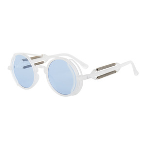 2024 <b>Retro</b> <b>Sunglasses</b> Vintage Men Women Round Eyewear Punk Fashion Style UV400 <b>Sunglasses</b> - Product Image 6