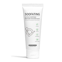 Dentifrice en gros à base de peptides actifs et d'hydroxyapatite nano, renforce les dents, protège les gencives, OEM/ODM, marque privée, anti-caries, usage domestique