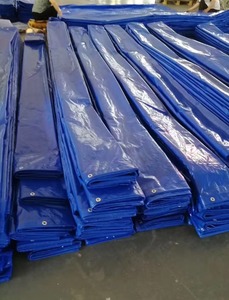 Nhà máy cung cấp công nghiệp màu xanh mạnh mẽ bìa không thấm nước Vải Bạt nhiệm vụ ánh sáng PE tarps - Product Image 6