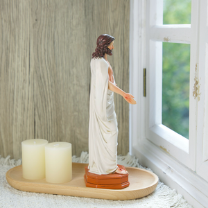 Estatuas Religiosas Católicas de Resina al por Mayor de Fábrica, Jesús Bautizado, Figuras de Resina Personalizadas, Recuerdos Católicos, el Cristo Resucitado - Product Image 4