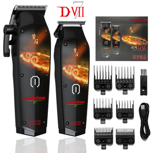 Cortadora de pelo con hoja de cerámica profesional para hombres, cortadora de pelo eléctrica mejorada con batería, afeitadora de lámina, maquinilla de afeitar facial - Product Image 1
