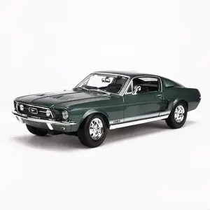 Maisto 1:18 alloy imitation car toys muscle car model decoration gifts 1967 Ford Mustang GT