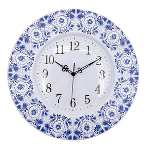 Customized Modern Analog Clock Wall Decor Contemporary Single Face Watch Still Life <b>Battery</b>-<b>Operated</b> for Home Living Room - Product Image 3