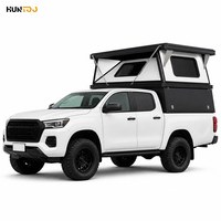 Coque de camping rigide pour pick-up avec fenêtre coulissante arrière