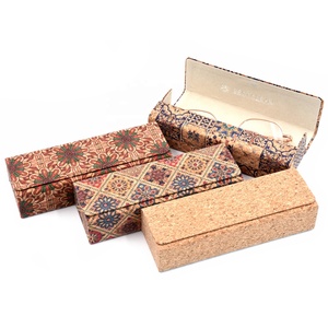 Bestpackaging, estuche de gafas de sol de corcho Natural, estuche plegable <span class=keywords><strong>para</strong></span> gafas, caja de embalaje, estuche plegable <span class=keywords><strong>para</strong></span> gafas personalizado - Product Image 1