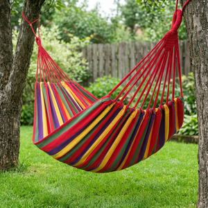 Hamaca Plegable de Lona Resistente y Personalizable de 200*150cm, Ligera y Portátil, con Correas para Árboles, para Campismo y Senderismo al Aire Libre, Capacidad de 300kg - Product Image 3