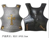 Costume de Chevalier Médiéval en Armure Brillante pour Enfants, Jeu de Rôle, Déguisement en Plastique avec Épées et Accessoires